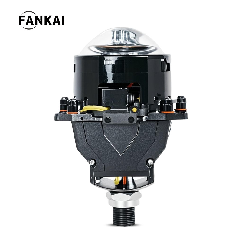 Y7 nuevos faros de coche 3 pulgadas LED bifocal lente láser de doble disparo directo tipo motocicleta no destructiva H4 H7 universal