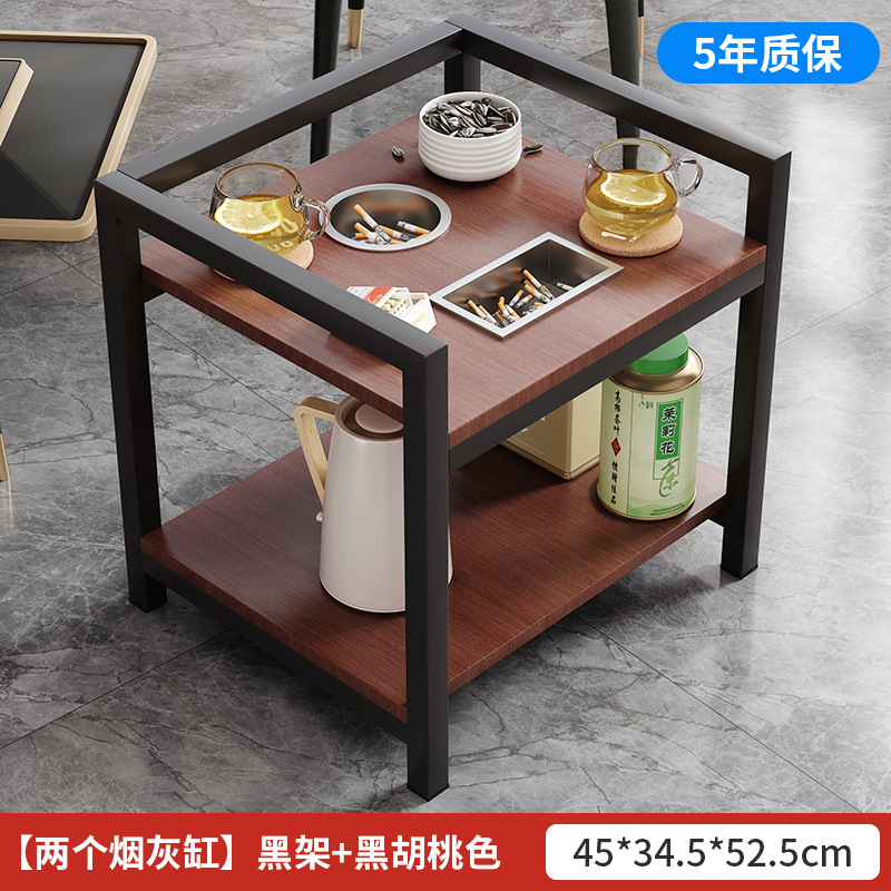 Mesa de mahjong, estante de té, sala de ajedrez y tarjetas, mesa lateral para una sola persona, máquina de mahjong móvil, estante de artículos al lado de la mesa de té