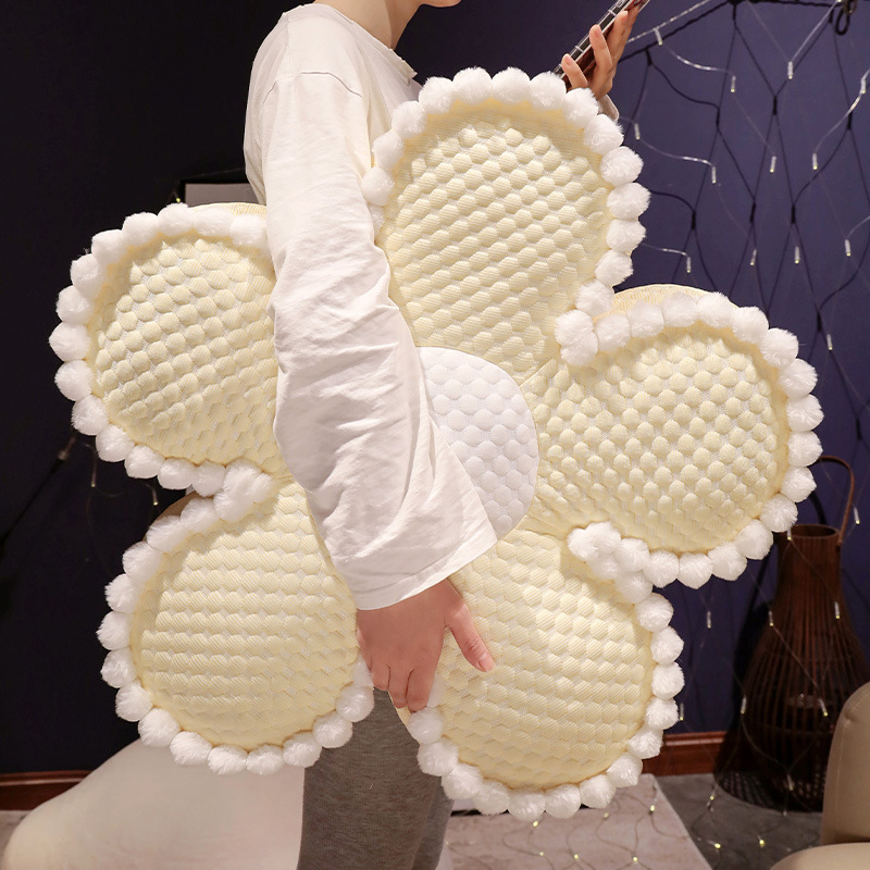 Ins Floral asiento ventana sofá futón almohada gran respaldo automóvil almohada de cintura respaldo cojín de automóvil asiento de cintura