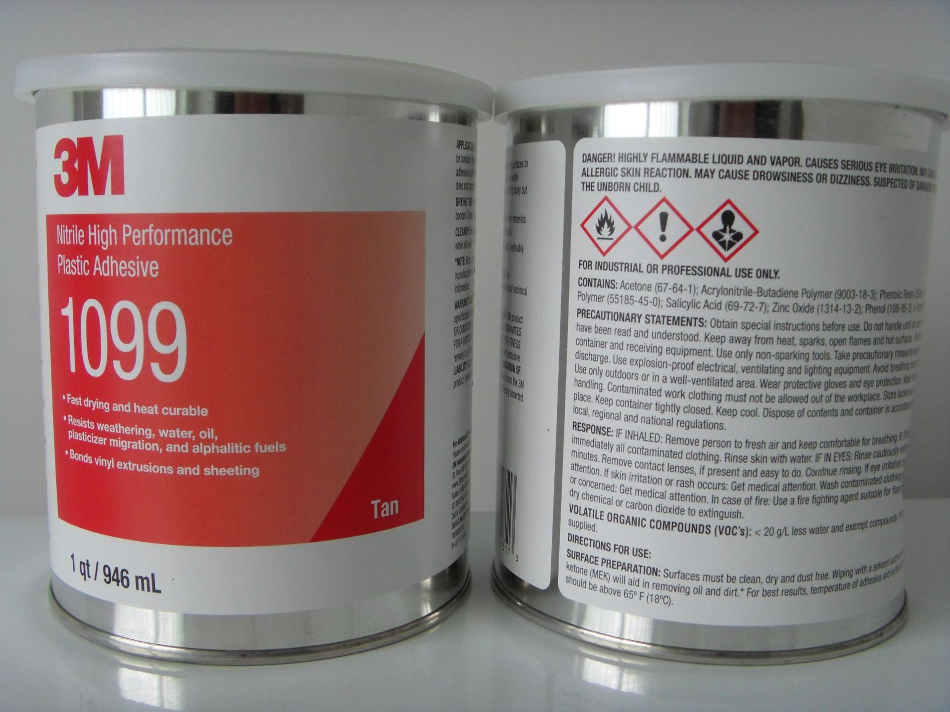 3M1099胶水 946ml/桶装   1099胶水进口版 (图)