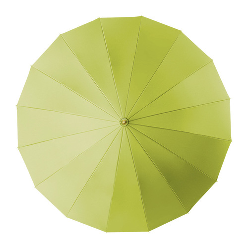 Creative leather handle umbrella Japanese style small fresh 16K straight umbrella long handle umbrella simple solid color retro men's and women's umbrella