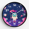 Children's cartoon watch, quartz wall astronaut for bedroom, 14inch, 35cm