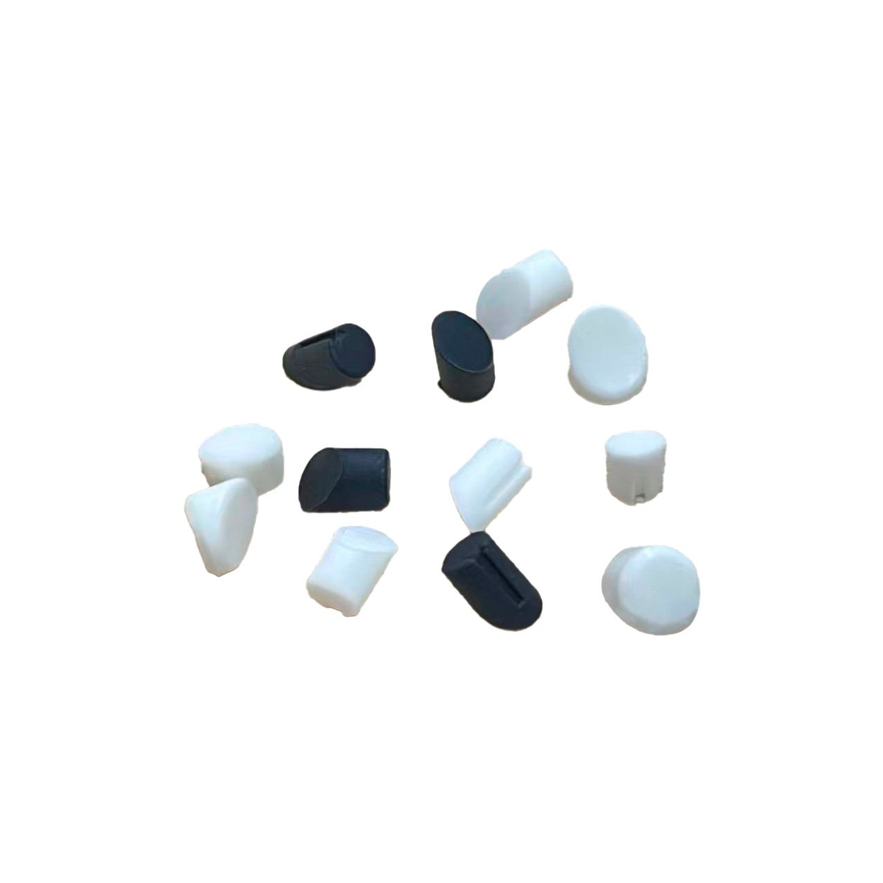 Tapones de silicona resistentes a altas temperaturas tapones de goma inclinados tapones de sellado impermeables tapones de silicona tapones de silicona tapones de polvo se pueden enviar muestras
