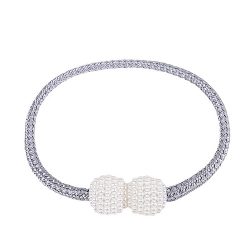 Manufacturer supplies curtain buckles, thick rope pearl magnetic buckles, curtain strap magnets, rope curtain magnetic buckles