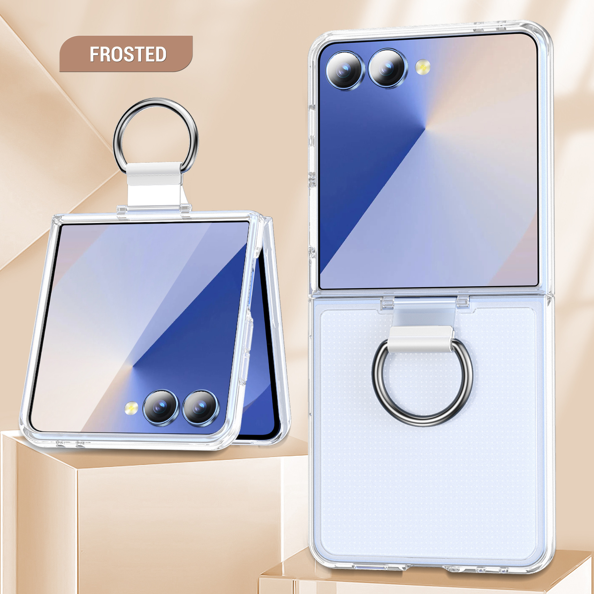 Shockproof Transparent Case For Samsung Galaxy Z Flip 6 Phone_voghion.com