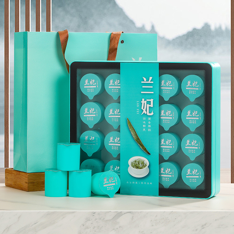 踏雪兰妃茶包装盒空盒小罐茶伴手礼包装罐空罐兰妃包装空礼盒批发