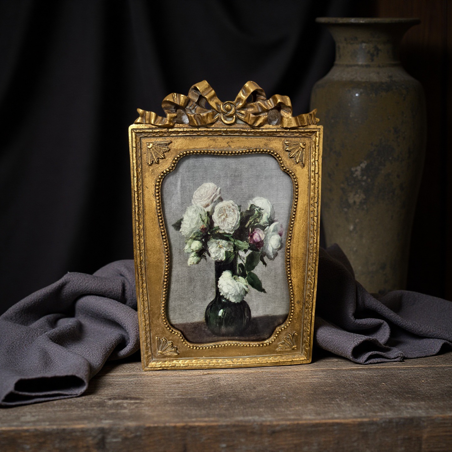 跨境工艺品相框客厅摆台批发手工布置高级礼品摆件桌面树脂防水