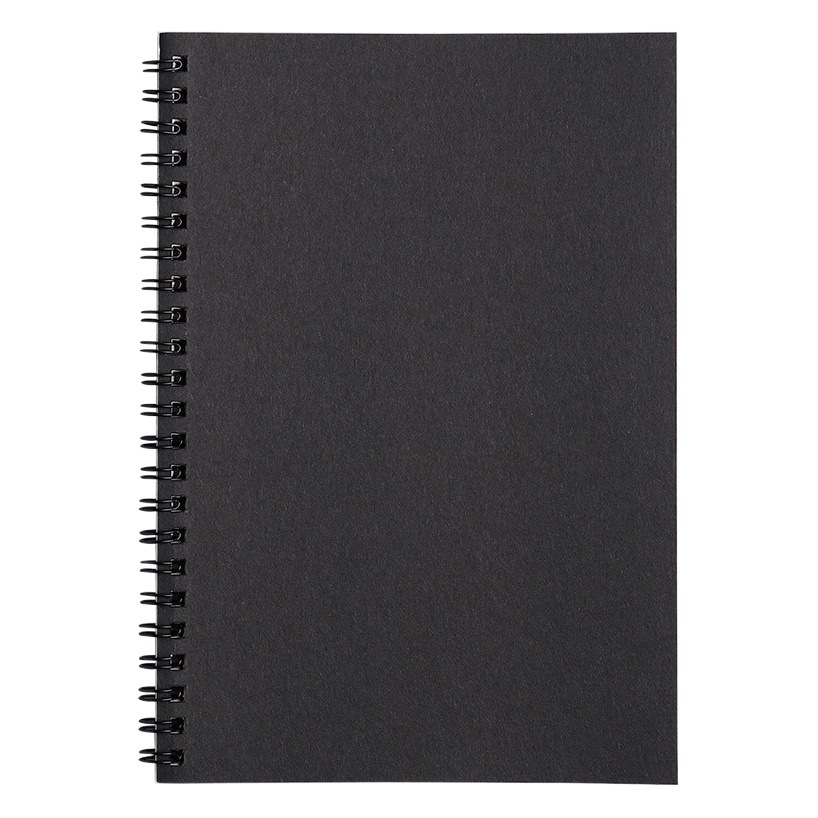 Cuaderno espiral de papel kraft B5 con líneas horizontales, bloc de notas agradable para la vista, cuaderno sencillo para estudiantes, versión gruesa, cuaderno de hojas sueltas.