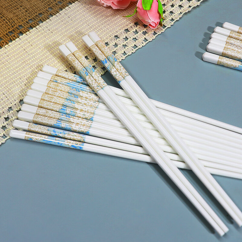 도자기젓가락 6쌍(작은 데이지)