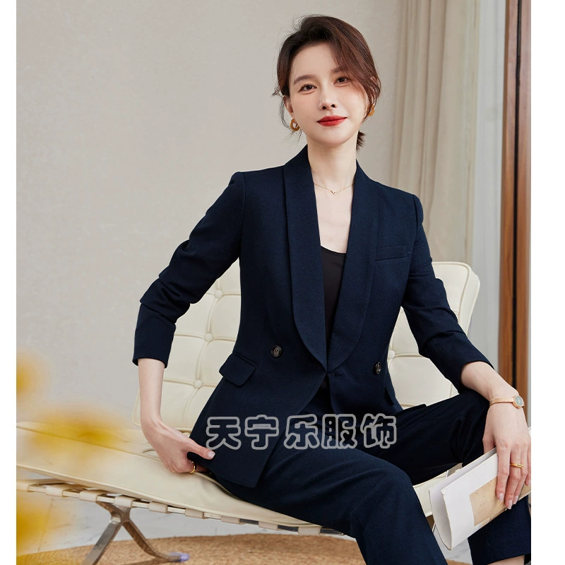 Высококачественный костюм женский осенне-зимний Новая мода темперамент пригородный костюм куртка бизнес-менеджер профессиональная официальная одежда