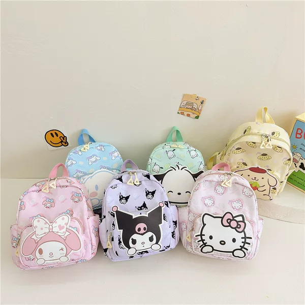 Children's Backpack for Girls 2026 New Style Oxford Cloth Girls Kindergarten School Bag Primary School Students Travel Small Backpack
