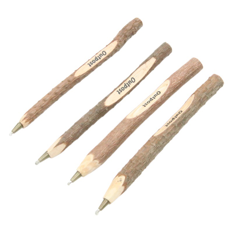 Bolígrafo de madera que imprime el bolígrafo del registro del logotipo transfronterizo exclusivo para en existencia