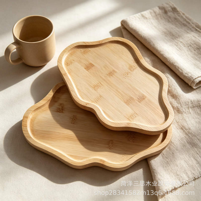 Cross-Border Wooden Decorative Tray for Cloud Tray Jewelry Tray Wooden Tray Coffee Table Home Decoration Tray Cross-Border Wooden Decorative Tray for Cloud Tray Jewelry Tray Wooden Tray Coffee Table Home Decoration Tray