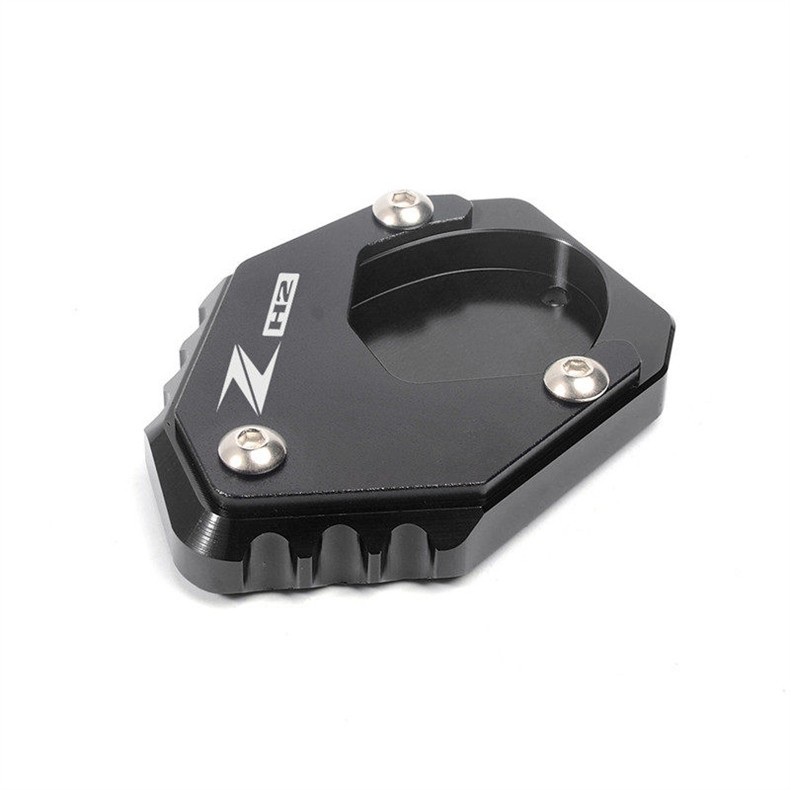 Suitable for Kawasaki Zh2 20-23 Modified Cnc Kickstand Enlarger Pad, Small Side Stand Foot Pad Accessories