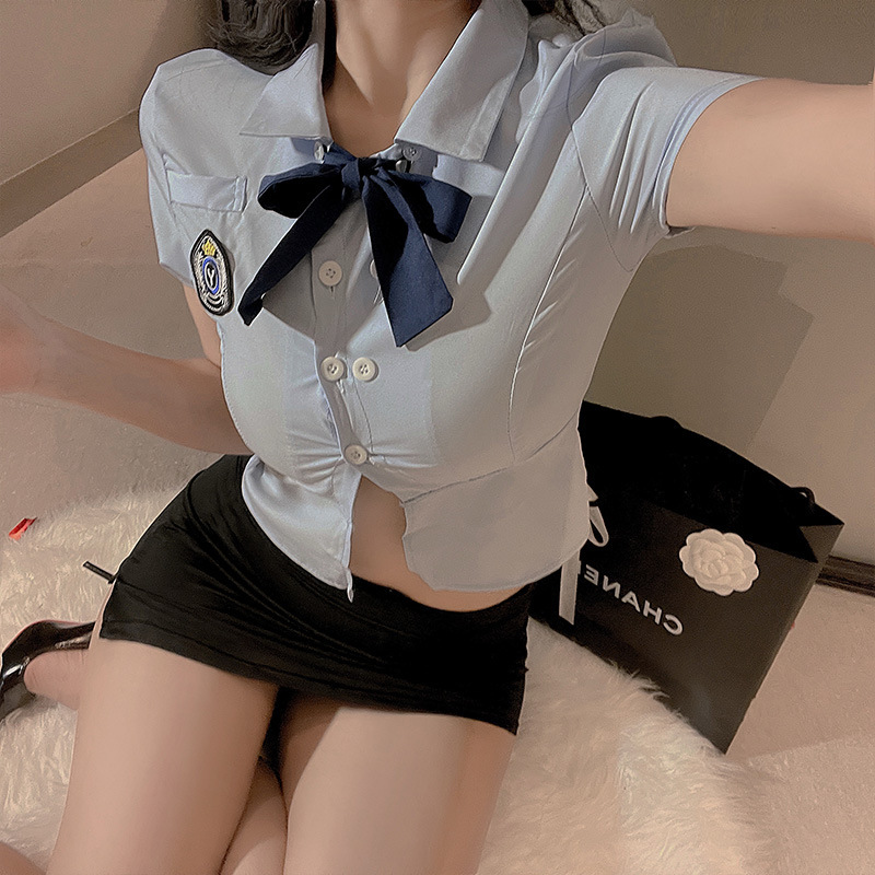 Night fun lingerie sexy professional suit role-playing students tight uniform temptation OL teachers pure wind