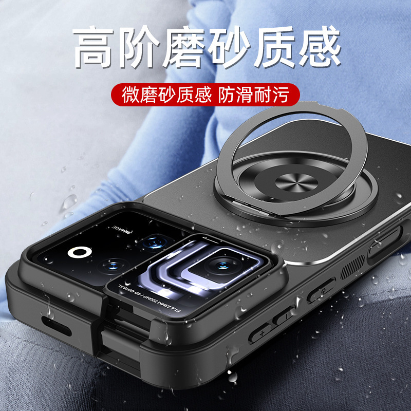 Suitable for Honor RobotPhone phone cases, new matte finish, drop-resistant, with a robotphone stand, and a trendy design