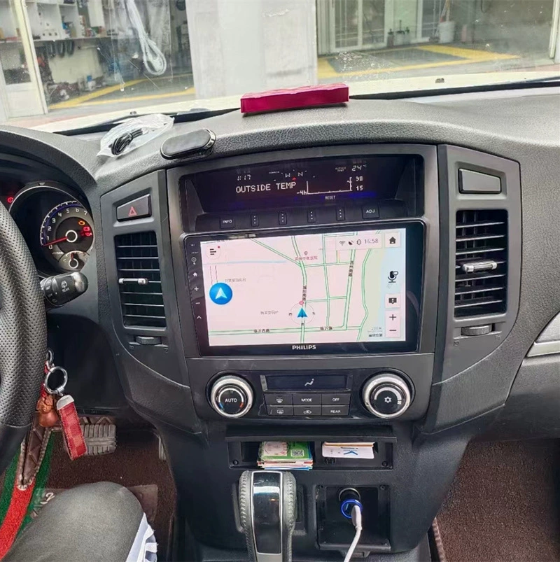 Подходит для Mitsubishi Pajero Navi 9-дюймовый большой экран Android автомобильный навигатор