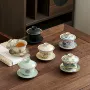 陶瓷泡茶家用办公盖碗