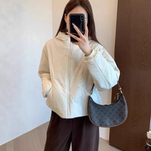 l家高品质防风保暖短款棉服女小个子连帽外套2025秋冬新