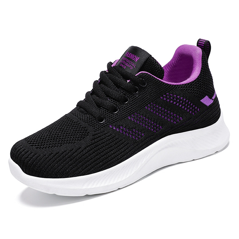 Zapatos mujer verano suela blanda deportes casuales zapatos de mujer zapatos individuales transpirables suela gruesa zapatos de malla todo fósforo Forrest zapatos para correr mujeres