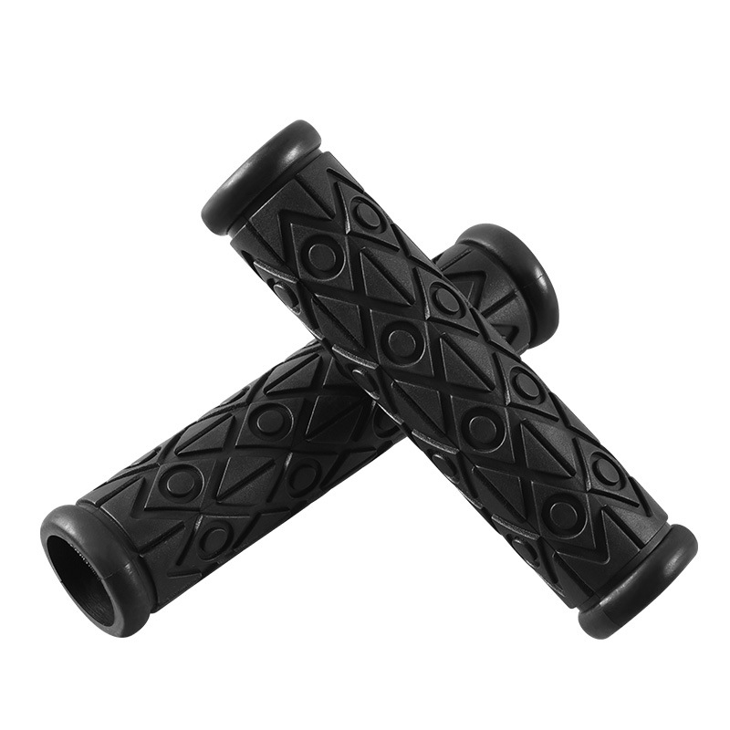 Cubierta del manillar de la bicicleta cubierta del manillar de bicicleta de montaña cubierta de la manija de goma antideslizante cubierta de agarre de absorción de choque plegable accesorios universales del coche