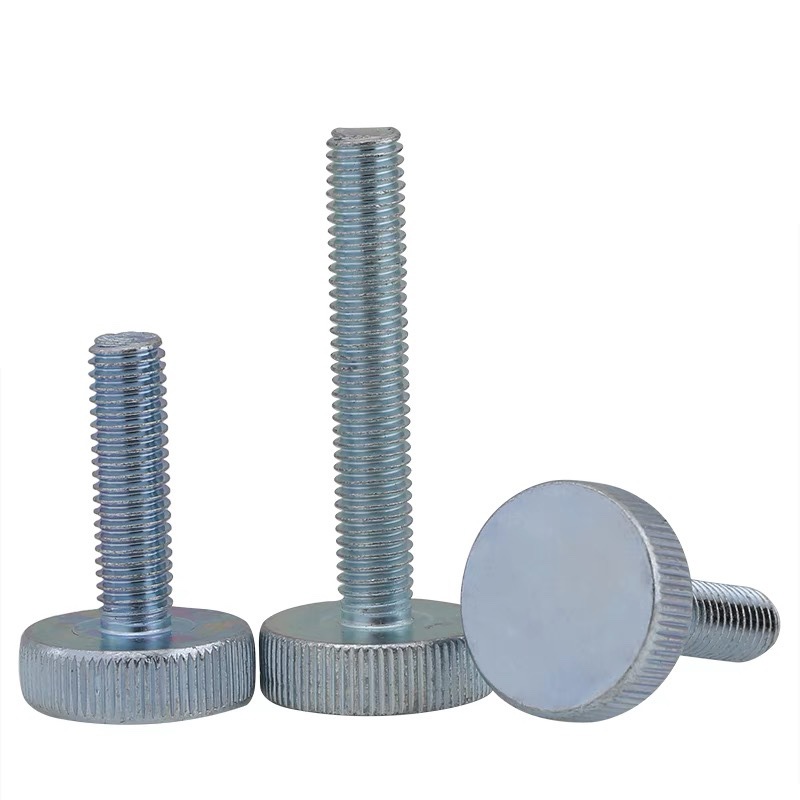 M6M8M10 国标GB835手拧螺丝钉 双平头滚花T型调节螺栓 大平头机丝