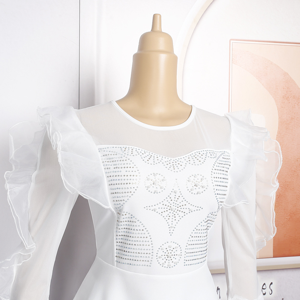 Vêtements pour femmes vêtements privés célébrité robe slim deux pièces haut jupe_voghion.com