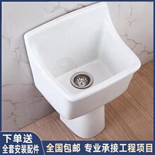 拖把池K-6192T诺玛家用阳台拖把槽带落水卫生间拖把池K-6180T陶瓷