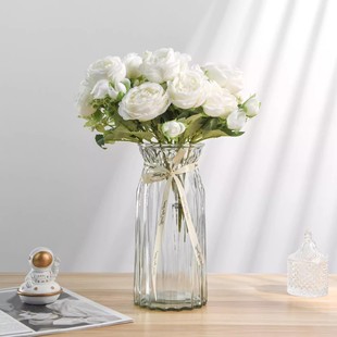 Simulated 5-Head Persian Rose Korean-Style Bouquet Persian Peony Artificial Flower Home Wedding Bouquet Decoration