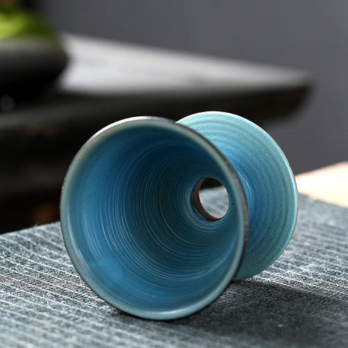 Ceramic filter cup filter stoneware kiln tapered spiral funnel filter drip hand-brewed coffee set