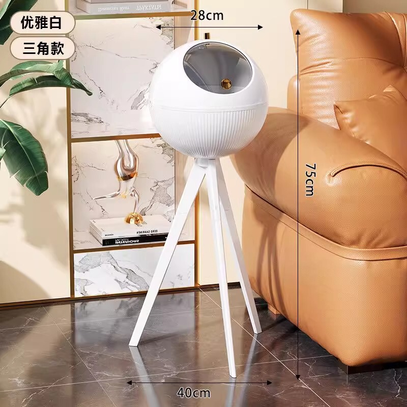 腰をかがめないゴミ箱、リビングルーム、高級ホーム、ベッドルーム、キッチン、モバイル収納バケツ、大容量収納ラック、ゴミラック|undefined