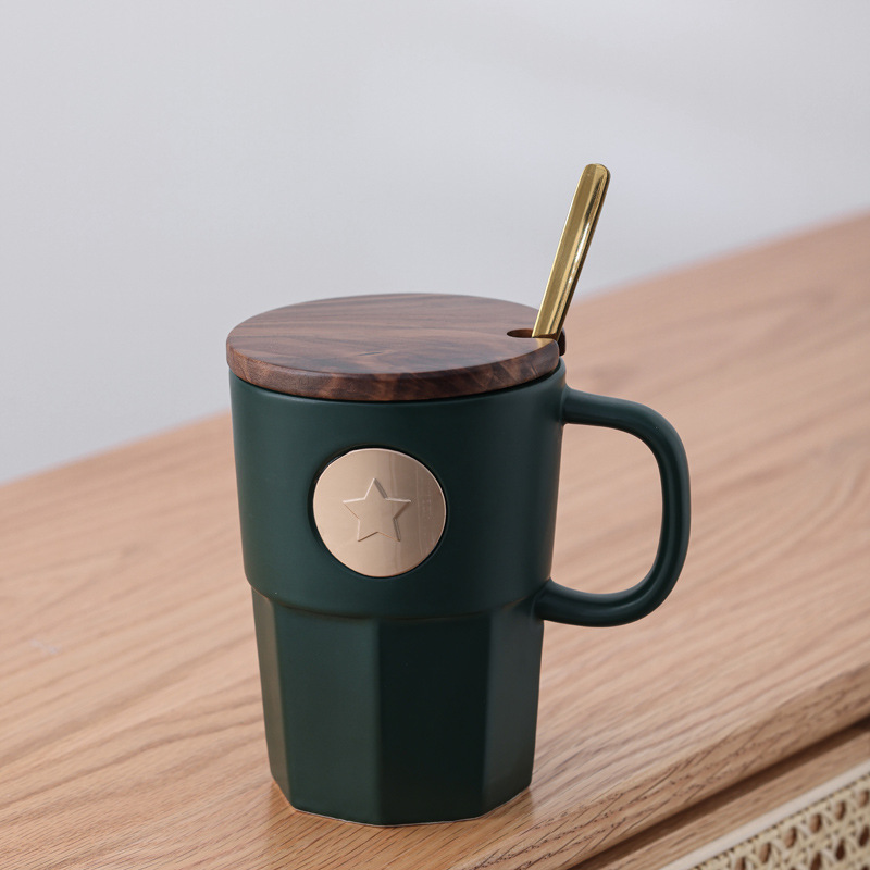 Tazas de bronce Starbucks tazas de cerámica tazas de café tazas de bronce tazas de agua bolsas de regalo logotipo