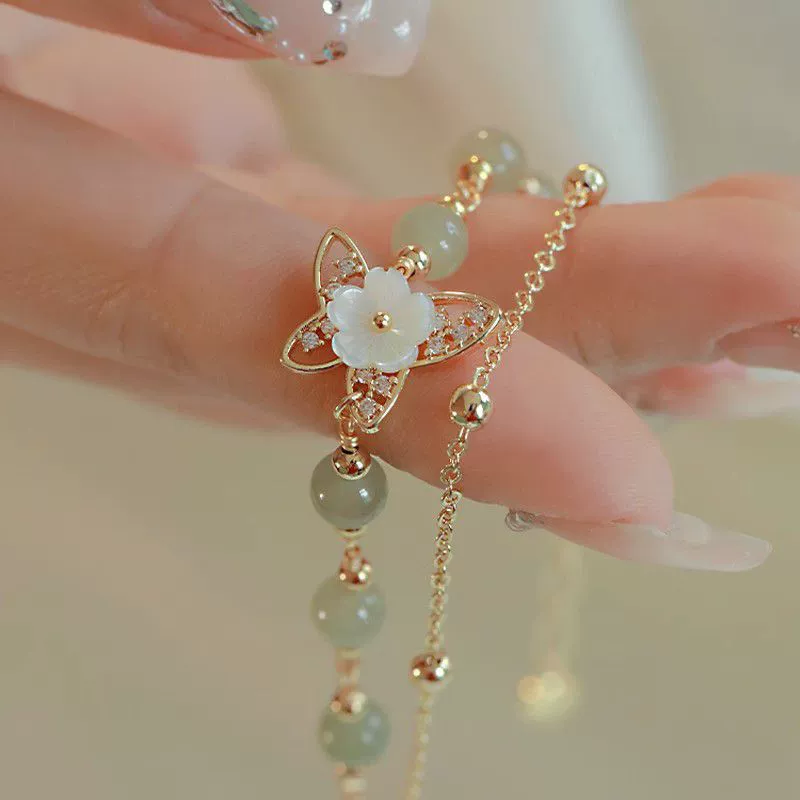 Mountain tea, bracelet, fresh universal jewelry, Chinese style, light luxury style
