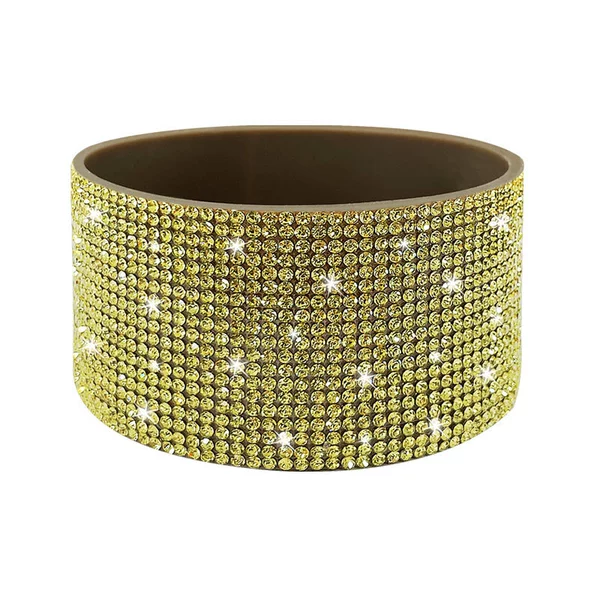 Gold diamond brown bottom