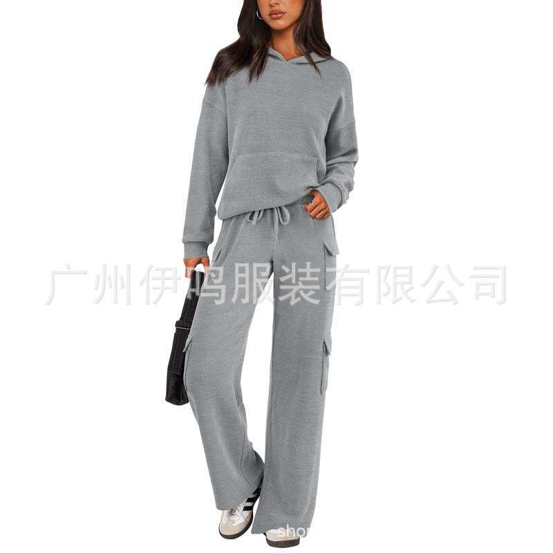 2025 Trendy Breathable Casual Sports Suit Women's Workwear Pocket Design Sports Outdoor Running 2025 Trendy Breathable Casual Sports Suit Women's Workwear Pocket Design Sports Outdoor Running