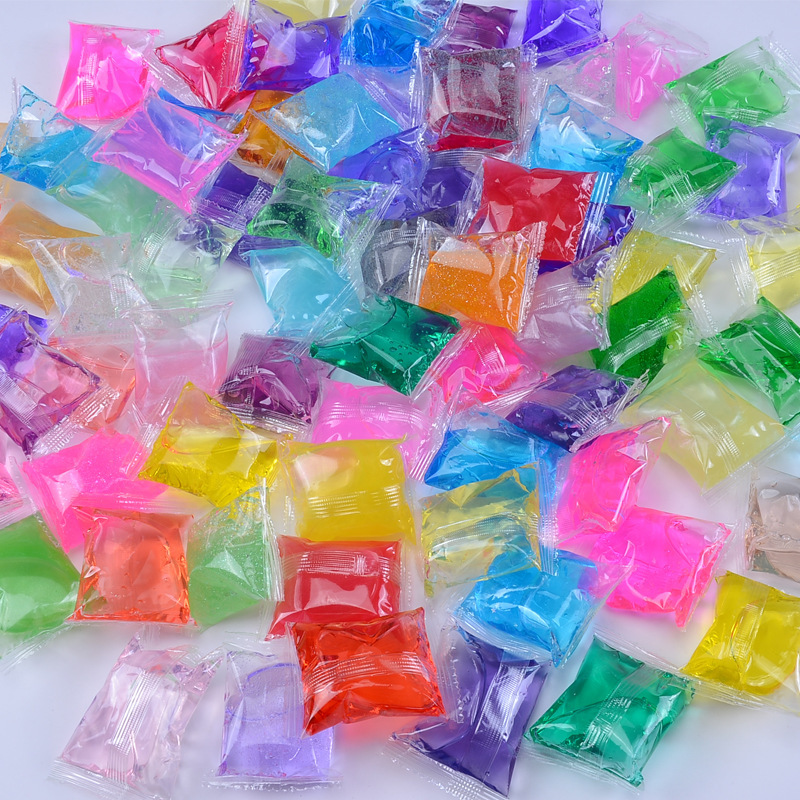 Crystal Mud Slime Mucus Jelly Mud Slug Mud Sand Peel Gum Poke Mud Transparent Mud Star Mud Tate Mud