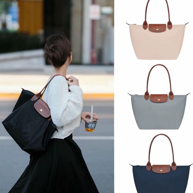 Cross-border minimalist PU French Longchamp tote bag, outdoor large-capacity handbag, shoulder bag, Longchamp bag Cross-border minimalist PU French Longchamp tote bag, outdoor large-capacity handbag, shoulder bag, Longchamp bag