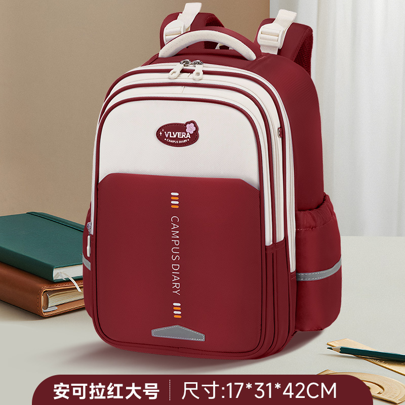 2025 nuevo viento británico de gran capacidad ligera mochila escolar para niños y niñas 1 - 3 - 6 grados mochila