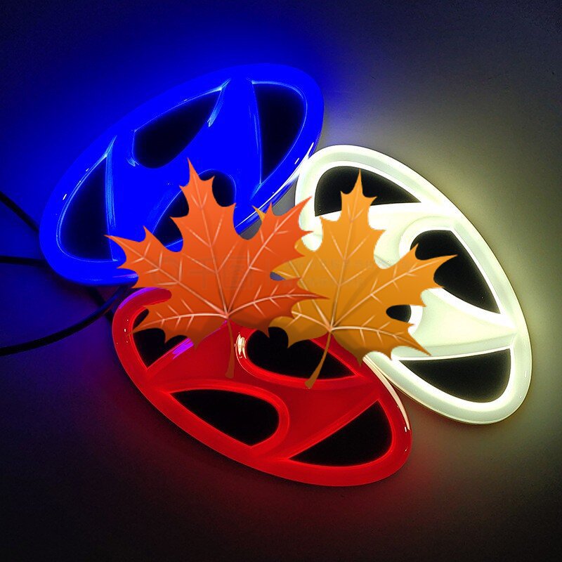 Aplicable a moderno luminoso estándar HYUNDAI IX25 luz trasera LED luz fría luz luminosa 4D coche logo luz transfronteriza