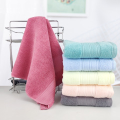 毛巾工廠純棉禮品毛巾批發素色斷檔吸水大毛巾成人家用洗臉巾定製