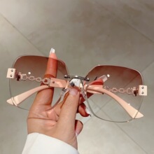 D 26931 Metal Chain Rims Sunglasses ��������̫���� �羳��