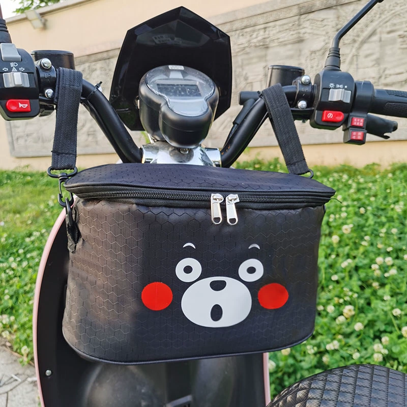 Electric bike, storage system, bag, helmet