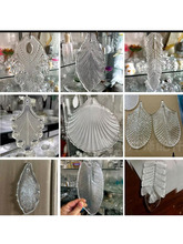 水晶吊灯替换叶子diy家用补件玻璃树叶配件外壳灯具散件配件大全