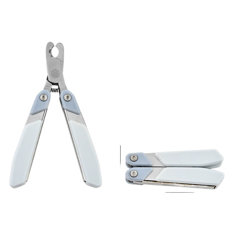 Складные кусачки для ногтей для домашних животных универсальные кусачки для ногтей для собак и кошек ремонт кусачки для ногтей против линии крови ножницы кусачки для защиты от случайных травм