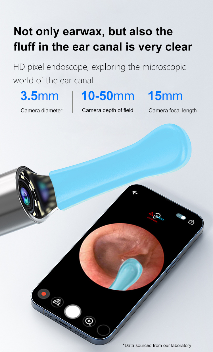 Stuzzicadenti visivo intelligente per bambini, strumento multifunzionale per la pulizia delle orecchie con luce ad alta definizione, vendita calda transfrontaliera_voghion.com