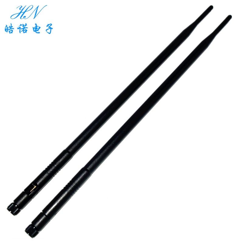 2.4G全向高增益10DBI天线 SMA内螺纹内孔 WiFi 路由器信号增强器