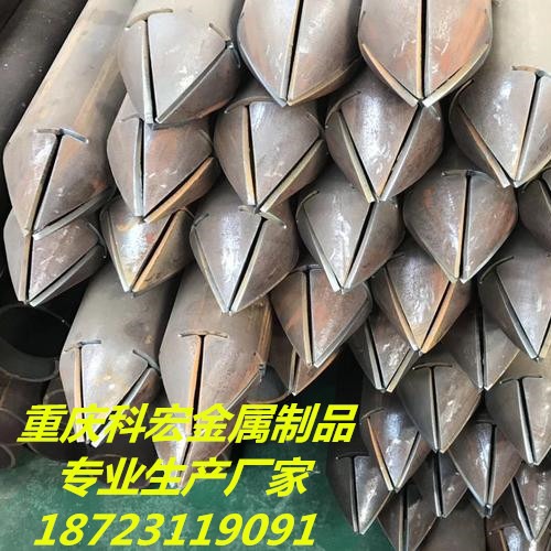 重庆注浆钢管靴管棚管 钢花管 超前小导管中空锚杆长度价格多少钱
