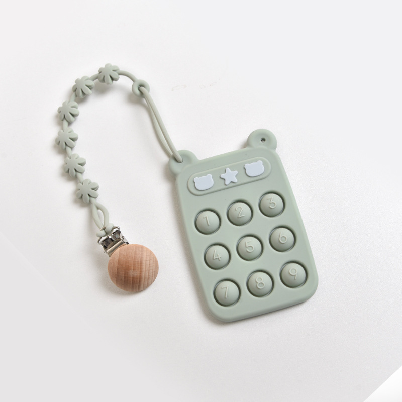 086 green press + huahua anti-chain [with wooden clip]