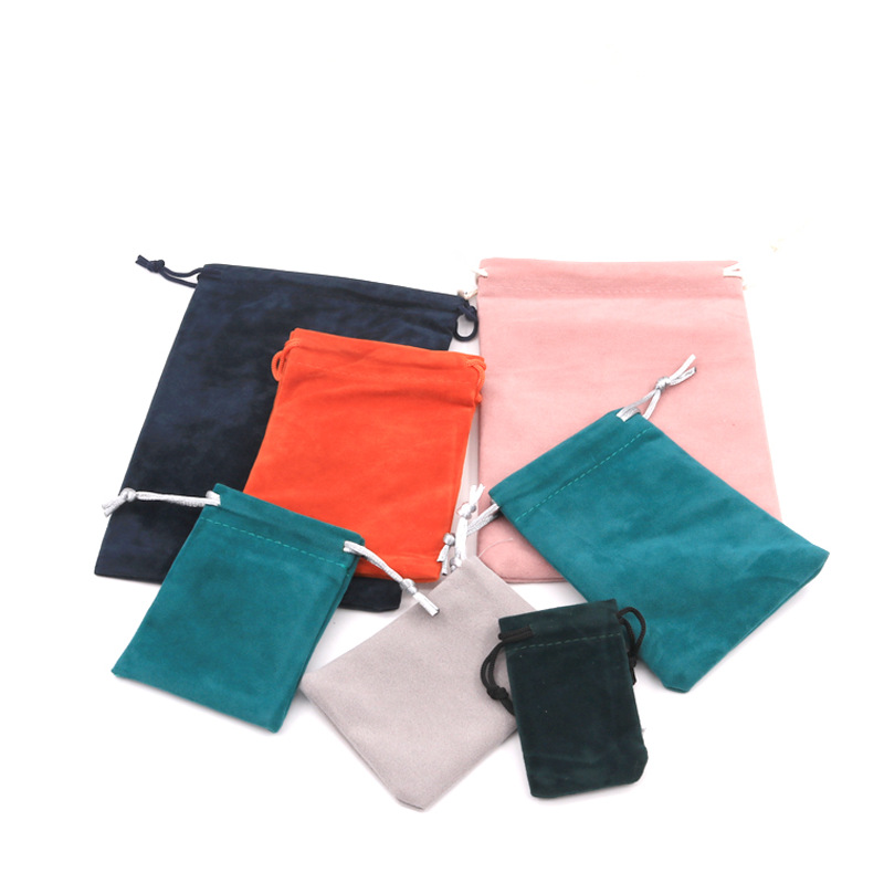 帆布袋绒布抽绳束口袋帆布包绒布袋帆布手提袋小袋束口收纳袋子