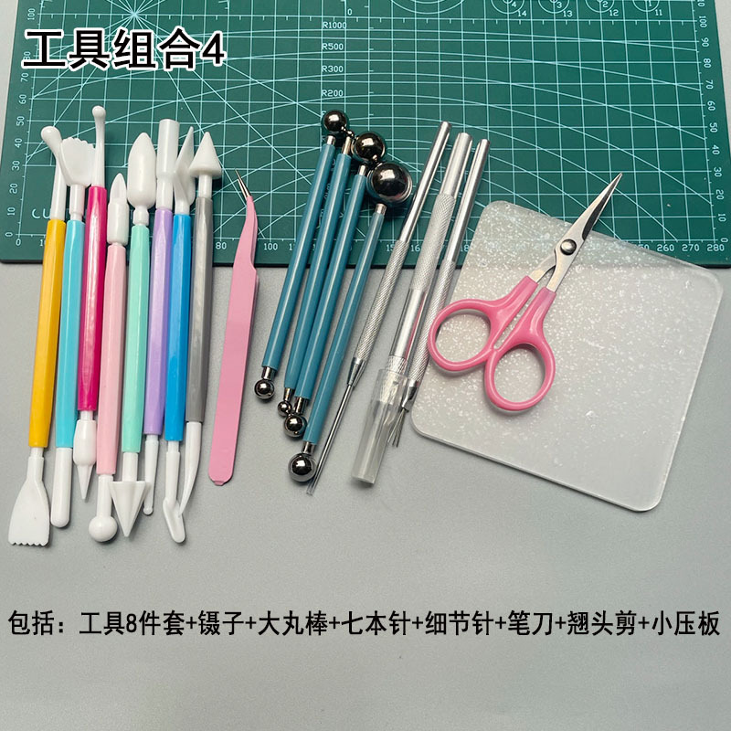 Ultra-ligero de arcilla que hace herramientas de traje de piedra de plástico suave arcilla de color de arcilla hecha a mano modelo DIY hecho a mano materiales caseros